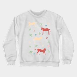 Horses Crewneck Sweatshirt